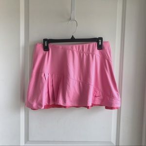 bubblegum pink nike tennis skirt